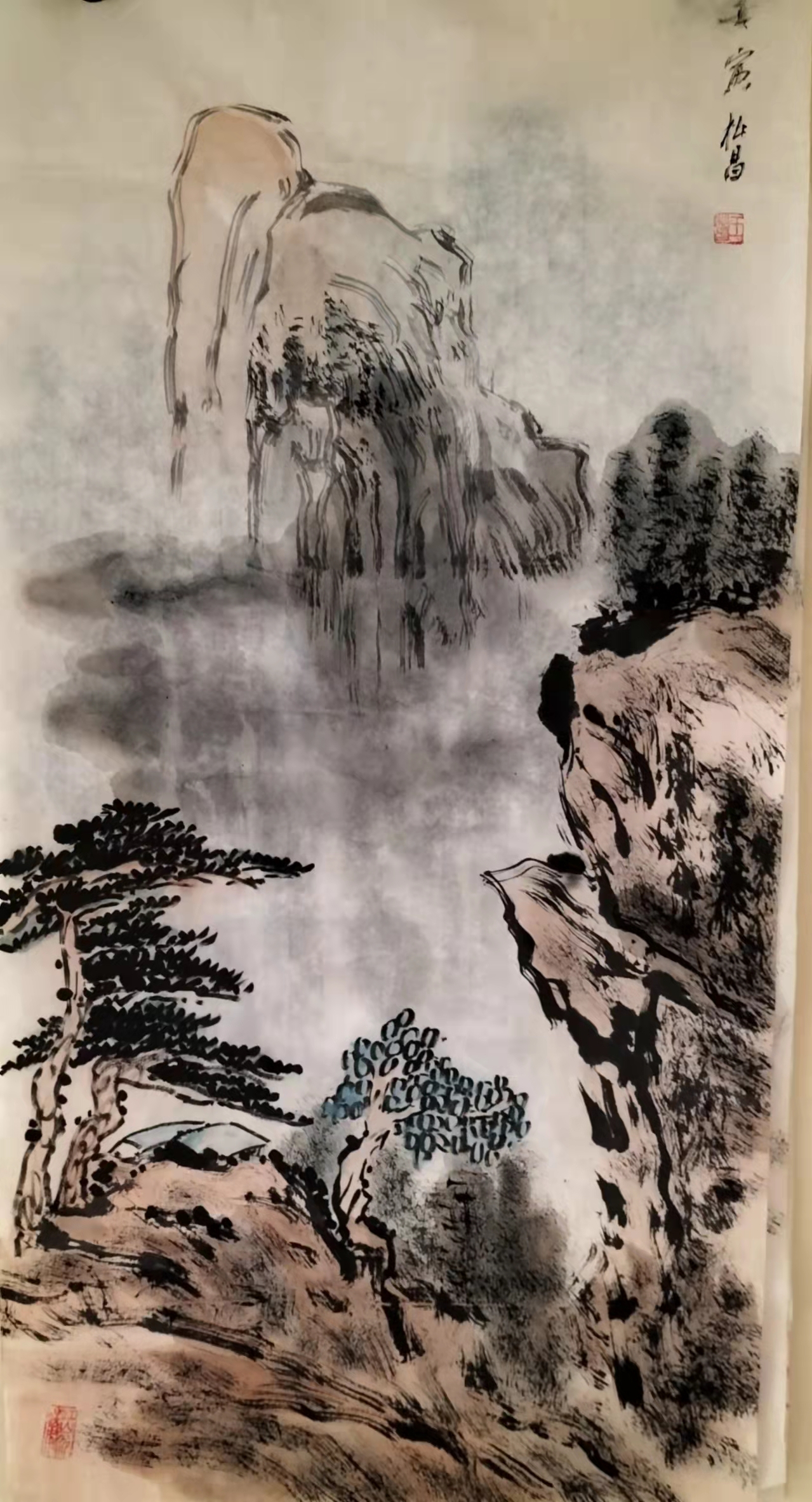 国家一级美术师、青岛崂山全景第一人王松昌老师作品赏析