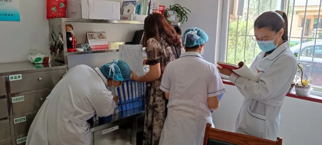 青岛西海岸新区第六人民医院迎接青岛市护理质控督查