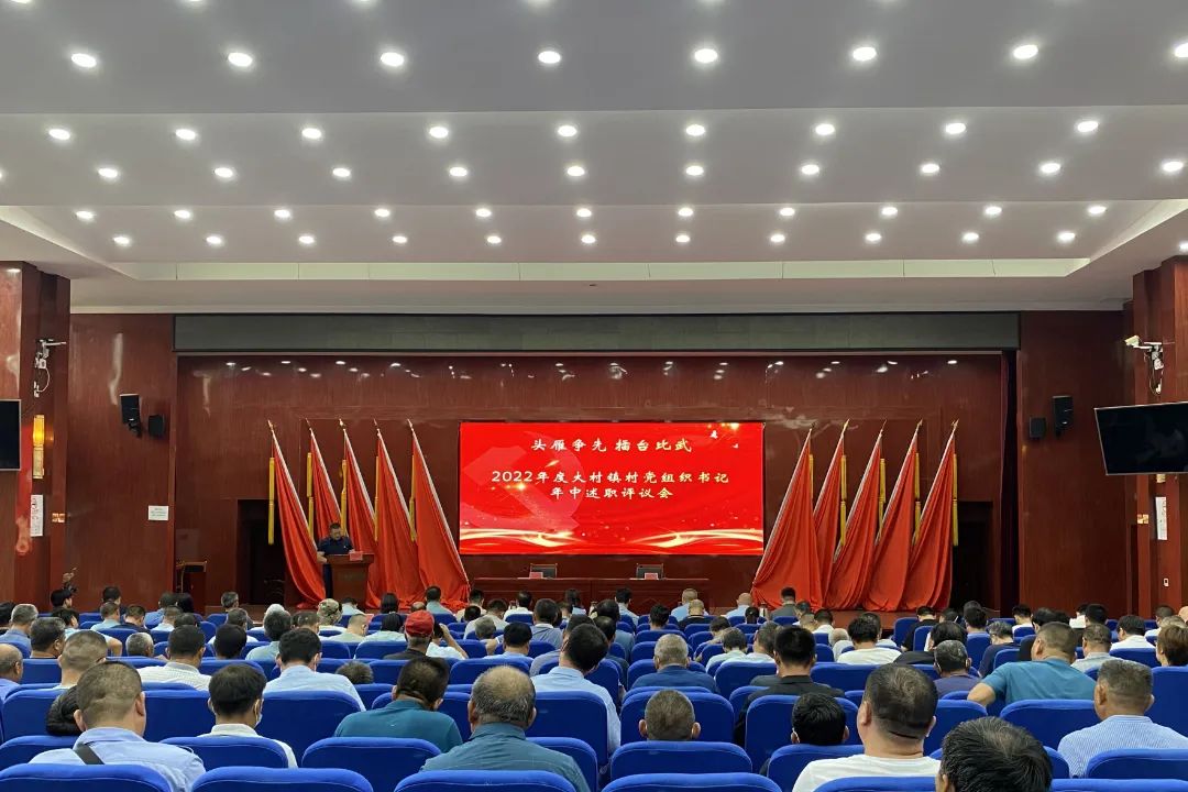 青岛西海岸新区大村镇开展村党组织书记年中述职评议工作