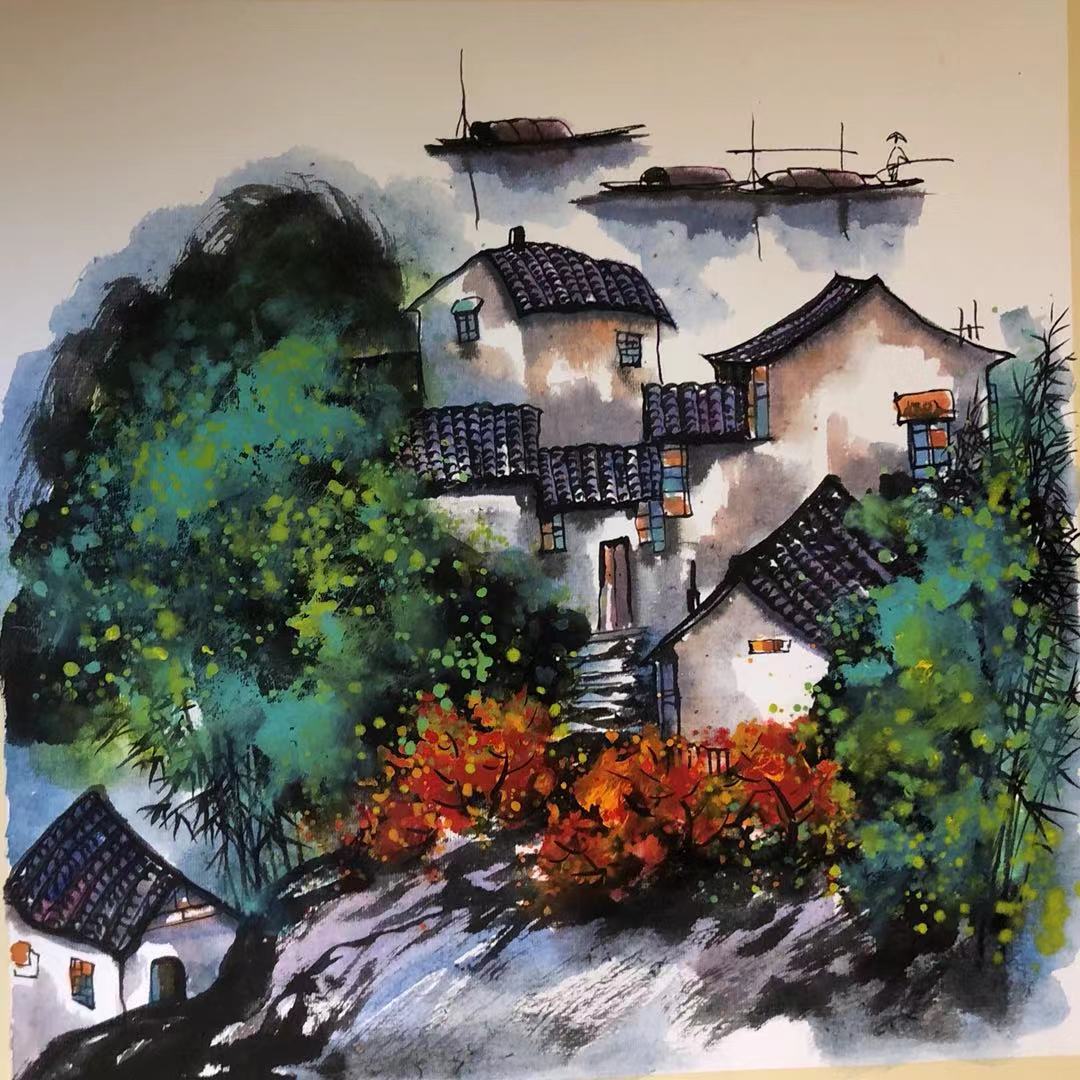 画家栾建胜：与您共享秋景如画季节