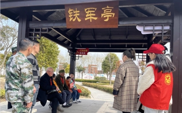 江苏射阳县特庸镇：“创文”+冬训 美好生活正当时