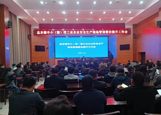 江苏盐城亭湖区盐东镇举办中小（微）型工业企业现场管理整治提升培训