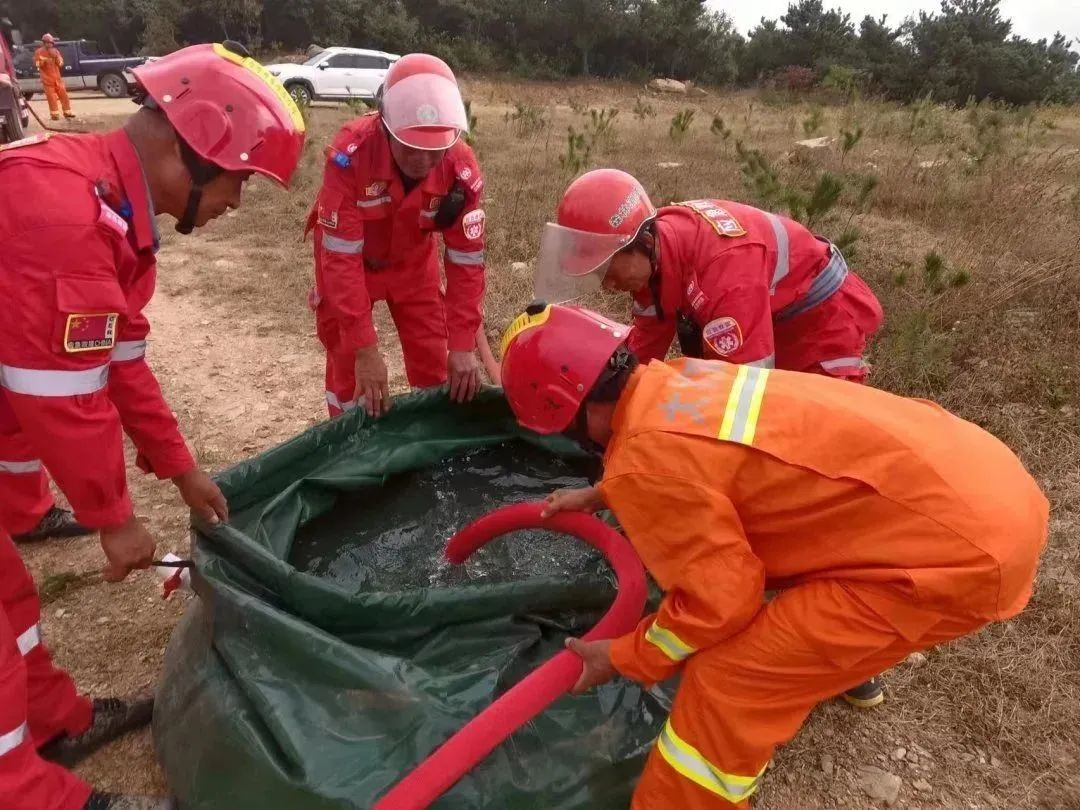以演促防，以练备战——青岛西海岸新区大村镇组织开展2023年度七大山系“一山一预案”森林防灭火应急演练