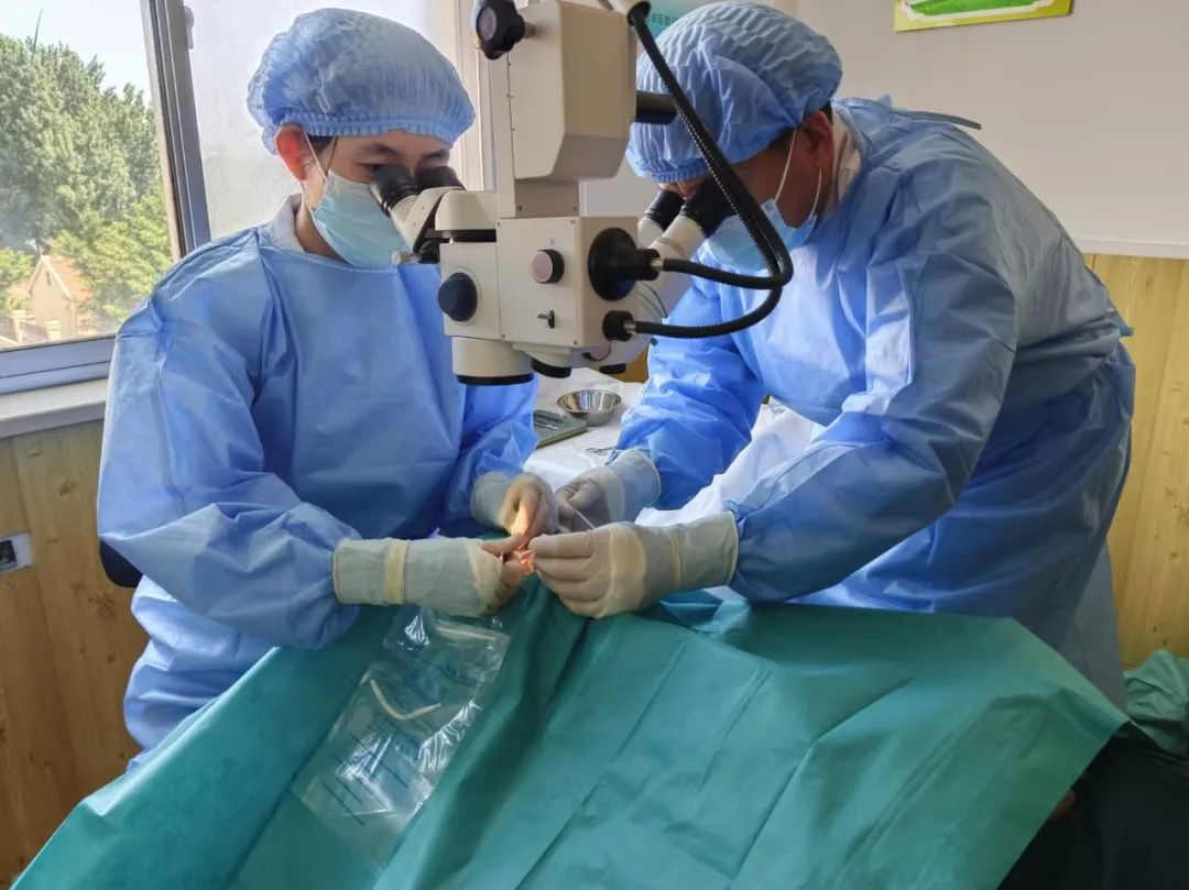 青岛市黄岛区胶河卫生院眼科翼状胬肉手术为辖区患者解烦忧