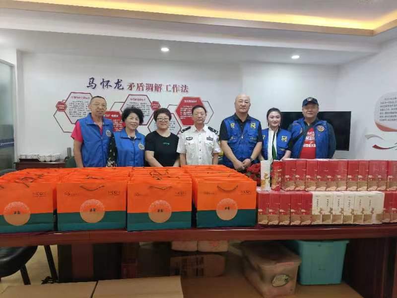 心海公益2025年中秋节走访慰问活动在青岛市9个区域开展活动