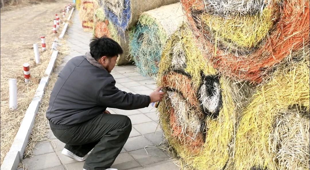 快来胜利乡“草垛画”打卡！体验乡土别样的艺术魅力！