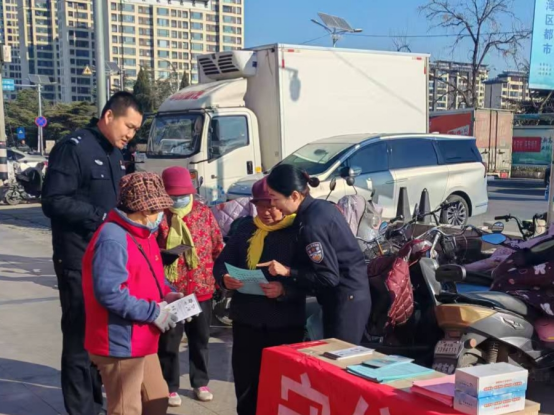 以“宣”助“防”，城阳公安筑牢冬季安全防线